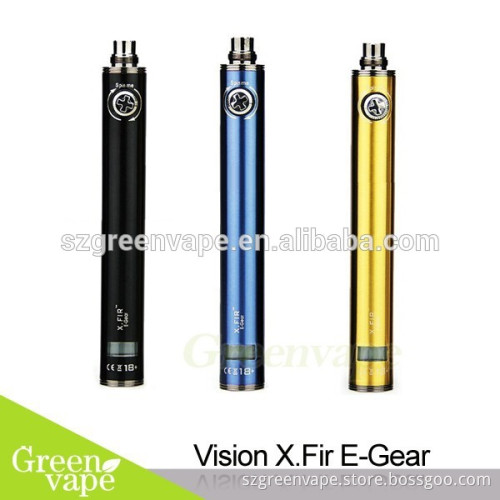 Stock shipping Hot Selling Vision E-gear 1300mAh VV Battery Vision x.fire E-gear Led Intelligent Battery Vision Spinner 3
